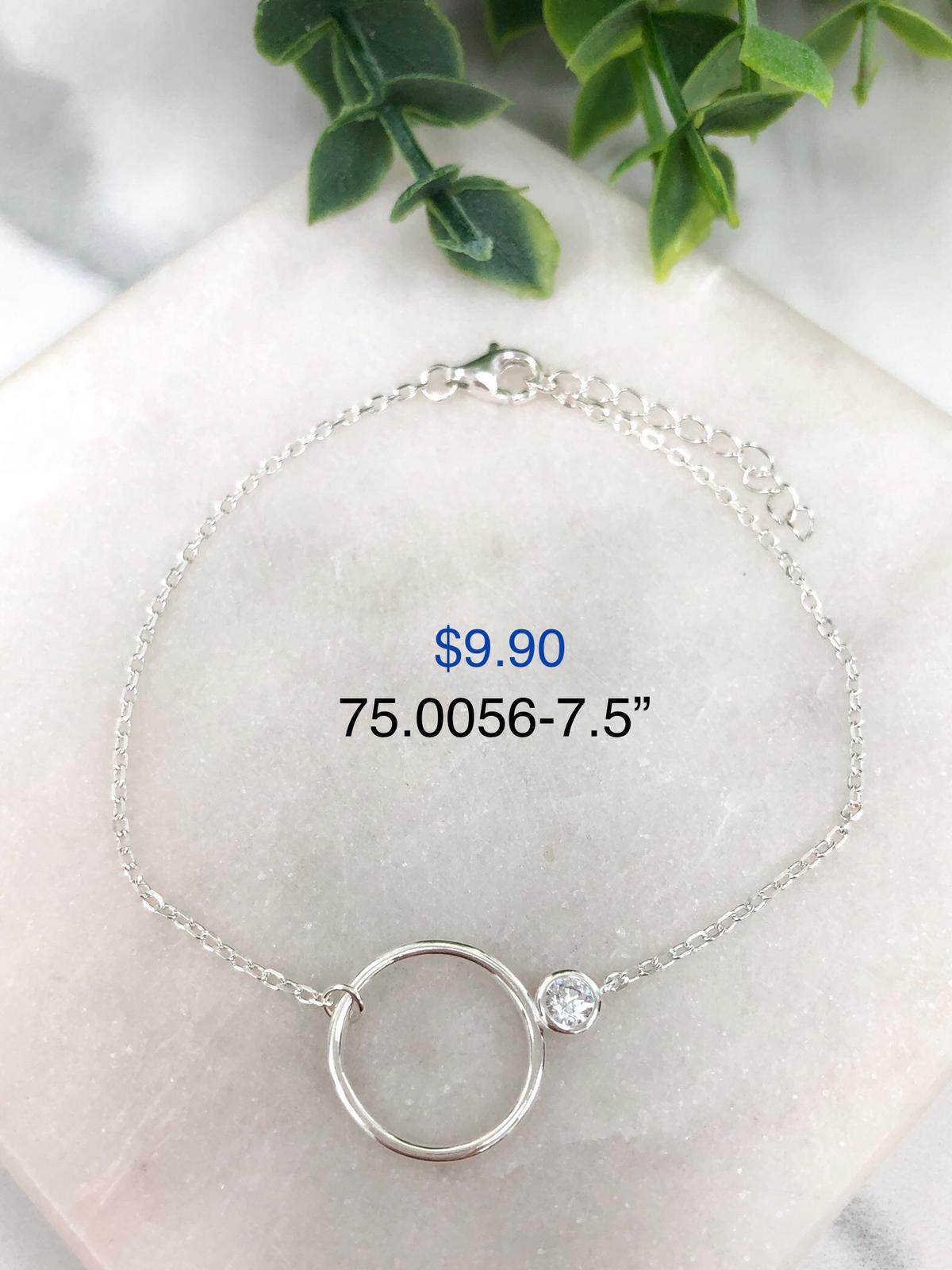 Silver 925 Bracelet 75.0056-7.5"