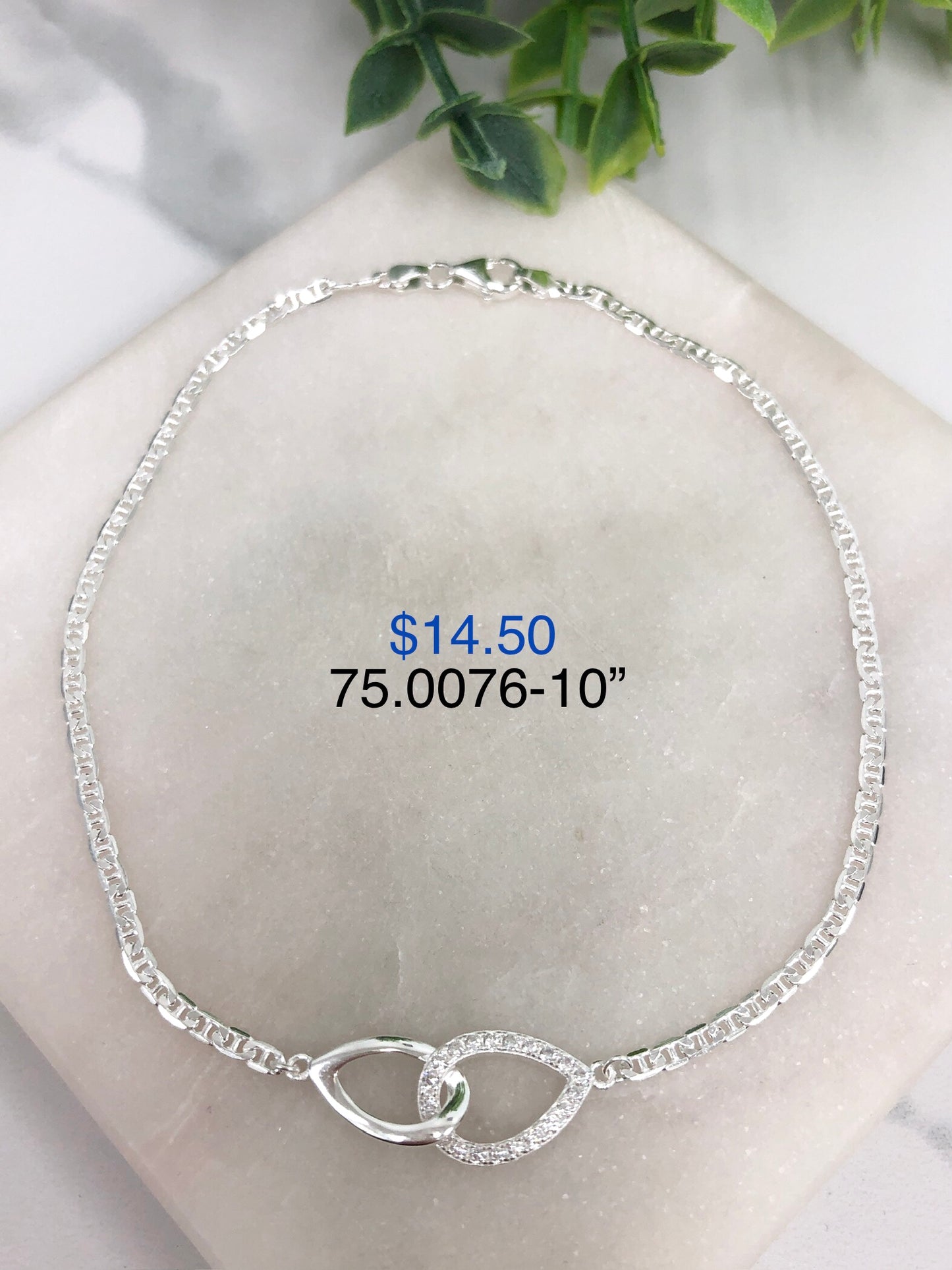 Silver 925 Bracelet 75.0076-10"