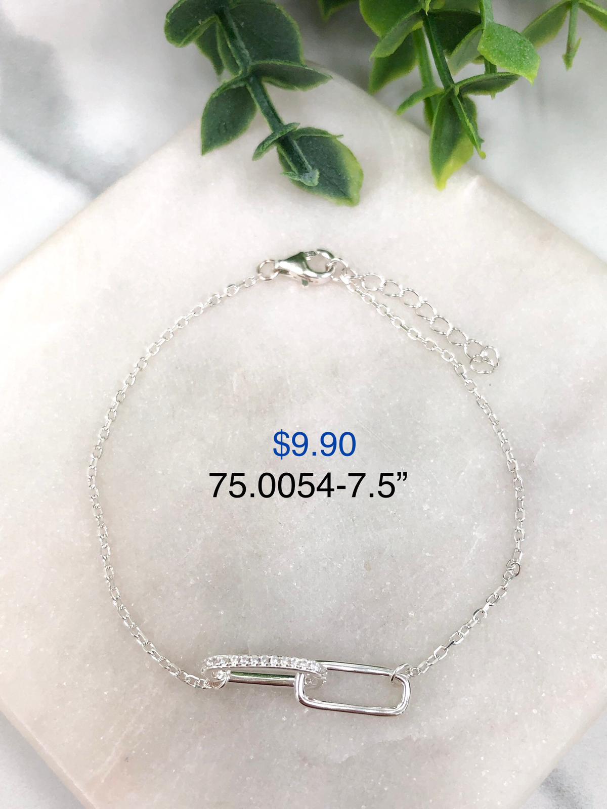 Silver 925 Bracelet 75.0054-7.5"